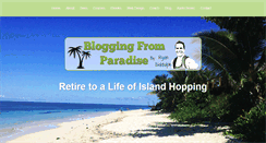 Desktop Screenshot of bloggingfromparadise.com